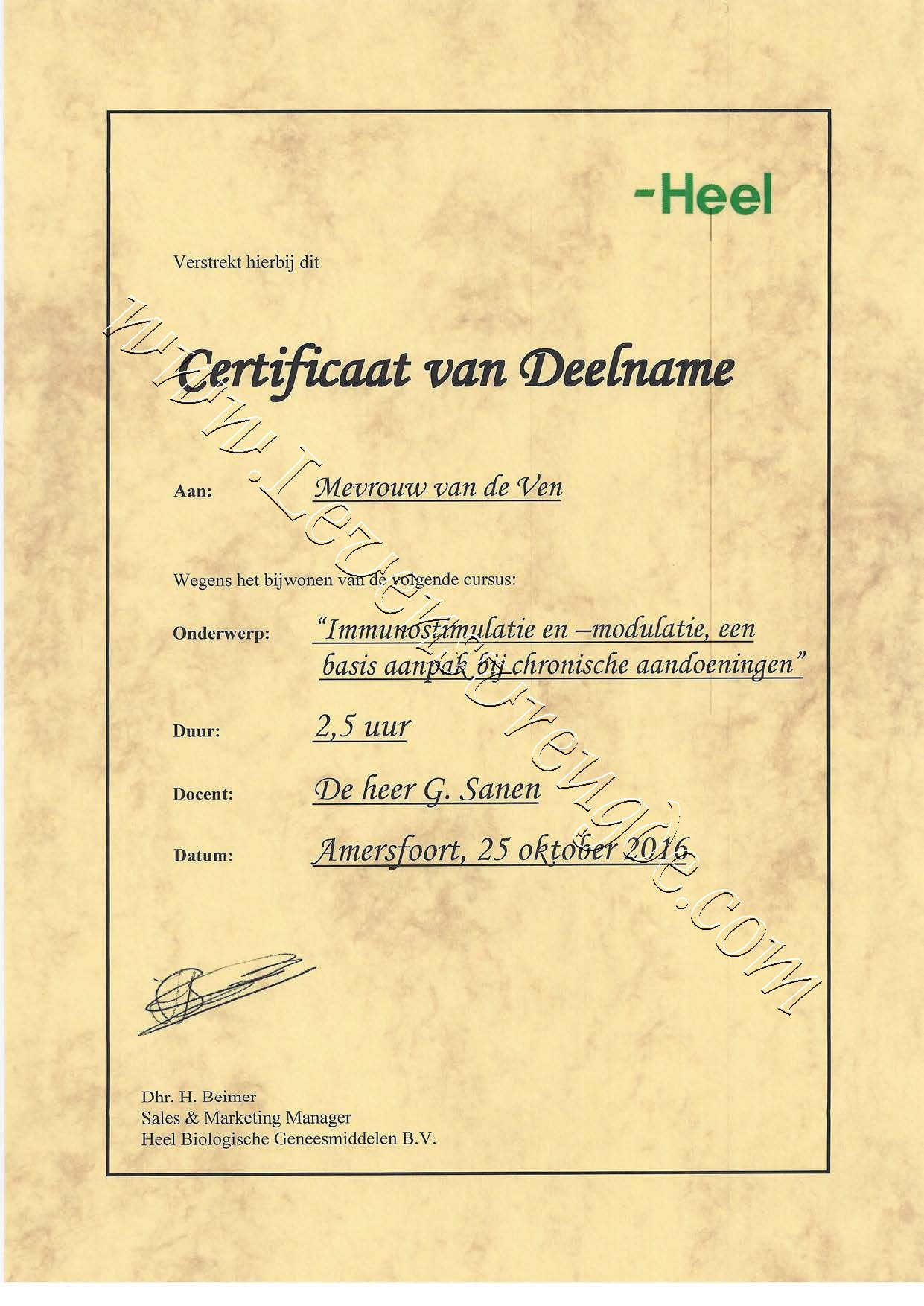 Immunnostimulatie en -modulatie